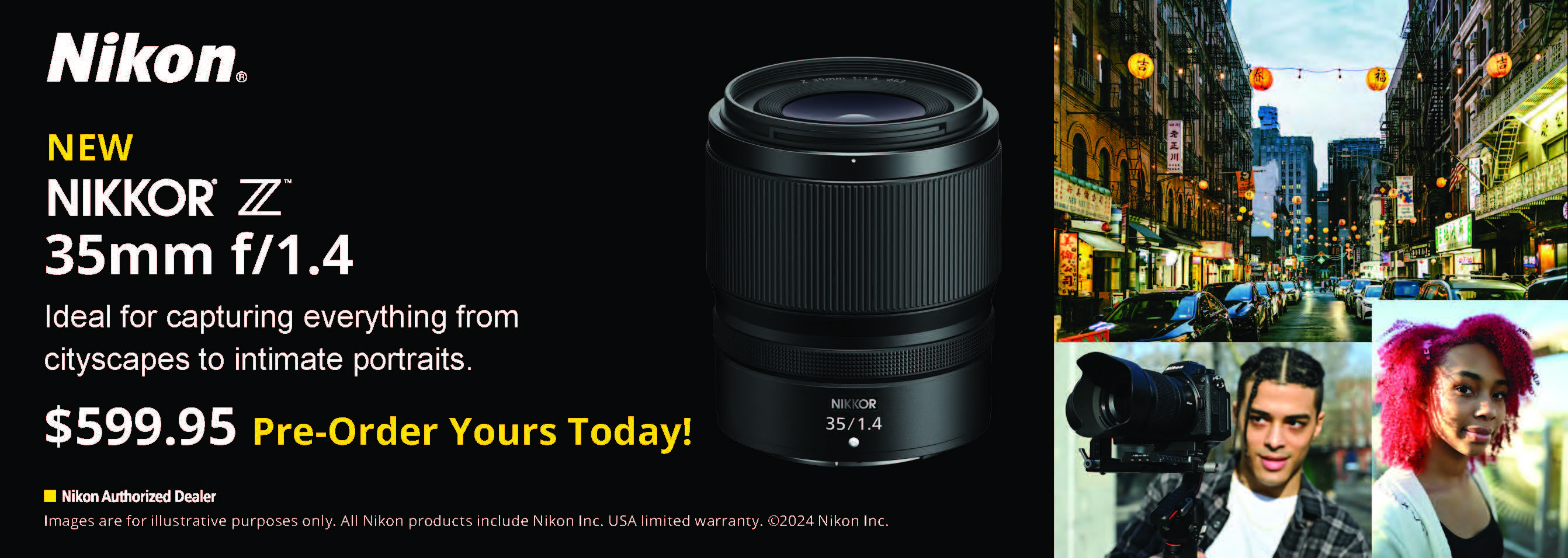 Pre-order the NEW Nikon Z 35mm 1.4 Lens!