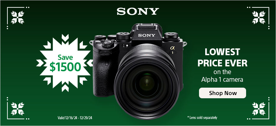 Sony Alpha 1. $1500 off!