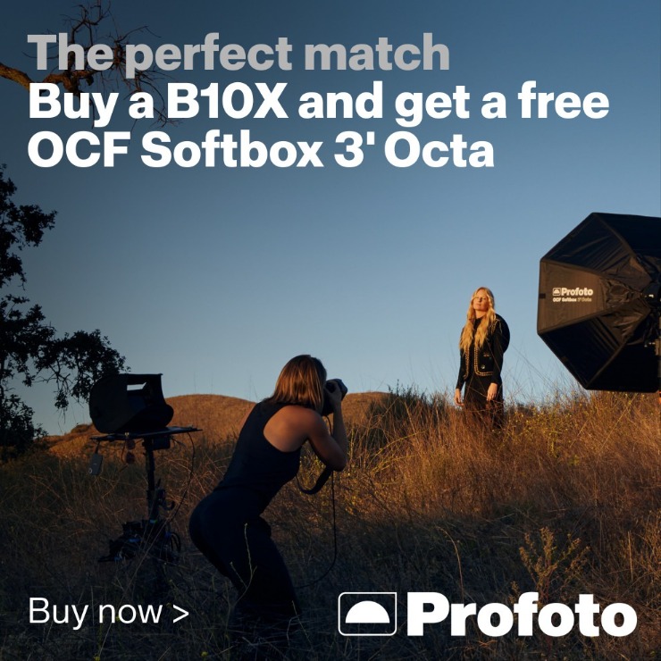 Buy a Profoto B10X and get a free OCF Softbox 3'!