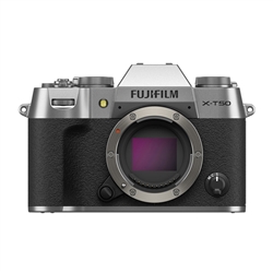 FUJIFILM X-T50 Mirrorless Camera Body, Silver