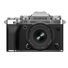 FUJIFILM X-T5 Mirrorless Body, Silver with XF16-50mmF2.8-4.8 R LM WR Lens Kit